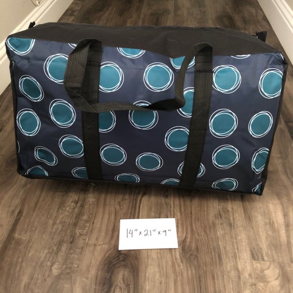 Extra Large Nylon Shopper Tote Storage Bag - Picture 6 of 6